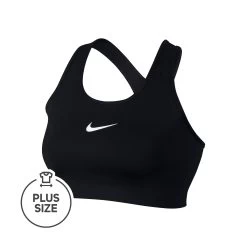 Nike Swoosh Plus Size Sports Bras Women - Black, White