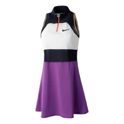 Nike Court Slam MB Dress Women - White, Violet -Tennis Serie Store 51834000 000