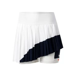 Nike Court Slam MB Skirt Women - White, Dark Blue -Tennis Serie Store 51836000 000
