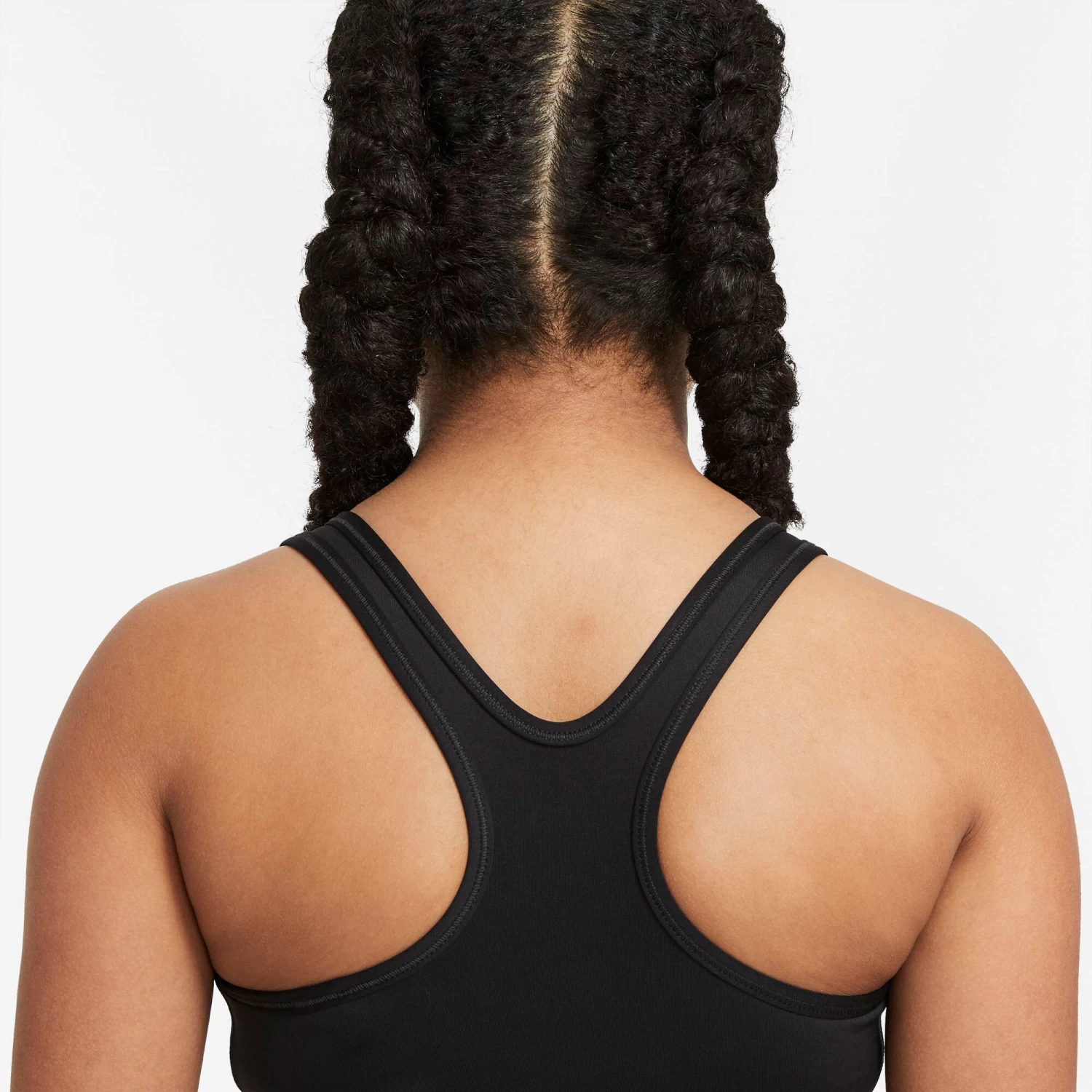 Nike Swoosh Sports Bras Girls - Black, White 7 Nike Swoosh Sports Bras Girls - Black, White - Image 5
