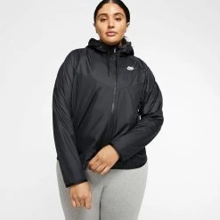 Nike Sportswear Plus Size Training Jacket Women - Black, White -Tennis Serie Store 52340000 10
