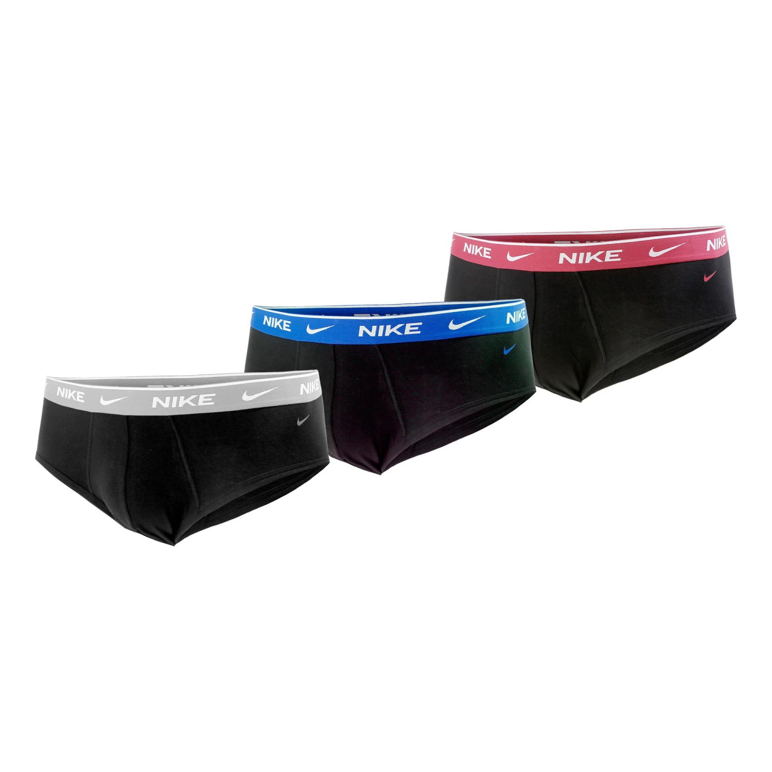 Nike E-Day Stretch Boxer Shorts 3 Pack Men - Black, Grey 3 Nike E-Day Stretch Boxer Shorts 3 Pack Men - Black, Grey