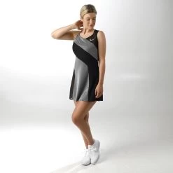 Nike Court PS Dress Women - Black, White -Tennis Serie Store 53221000 10