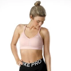 Nike Indy Light Support Sports Bras Women - Pink -Tennis Serie Store 53980000 10