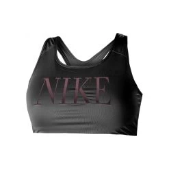 Nike Dri-Fit Swoosh Graphic Plus Size Sports Bras Women - Black, Violet