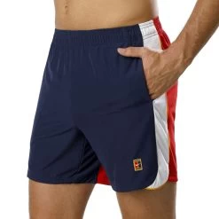 Nike Dri-Fit Slam Shorts Men - Dark Blue, Red -Tennis Serie Store 54125000 10
