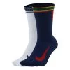 Nike Court Multiplier Max Sports Socks 2 Pack - Blue, Multicoloured -Tennis Serie Store 54320000 000