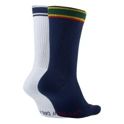 Nike Court Multiplier Max Sports Socks 2 Pack - Blue, Multicoloured -Tennis Serie Store 54320000 0 2