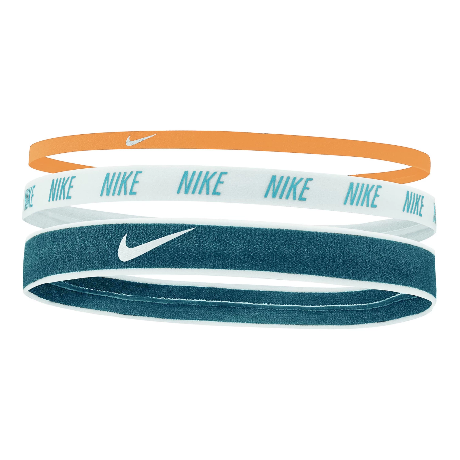 Nike Mixed Width Hair Band 3 Pack Women - Multicoloured 3 Nike Mixed Width Hair Band 3 Pack Women - Multicoloured