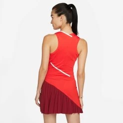 Nike Court Dri-Fit Dress Women - Orange, Red -Tennis Serie Store 55113000 12