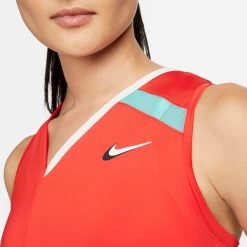 Nike Court Dri-Fit Dress Women - Orange, Red -Tennis Serie Store 55113000 16