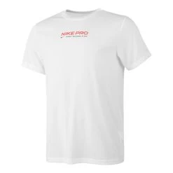 Nike Dri-Fit Pro T-Shirt Men - White