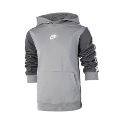Nike Sportswear Repeat Hoody Boys - Grey, Dark Grey