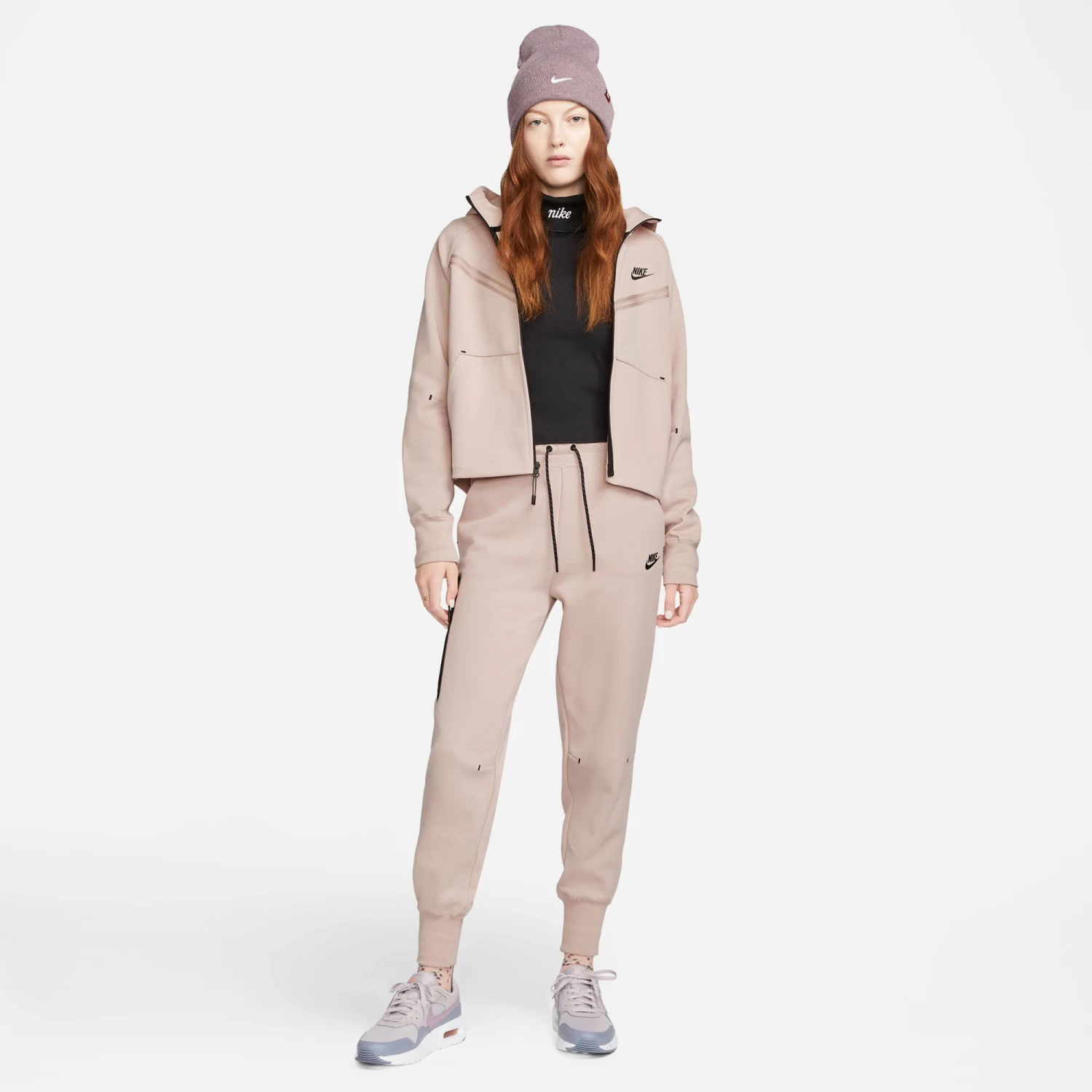 Nike Sportswear Tech Windrunner Training Jacket Women - Ecru 8 Nike Sportswear Tech Windrunner Training Jacket Women - Ecru - Image 6