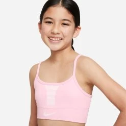 Nike Dri-Fit Indy Seamless Sports Bras Girls - Pink -Tennis Serie Store 55680000 13