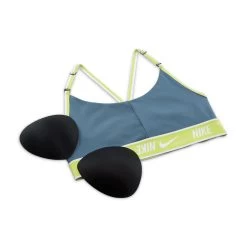 Nike Dri-Fit Indy Logo Sports Bras Women - Green, Yellow -Tennis Serie Store 55875000 17