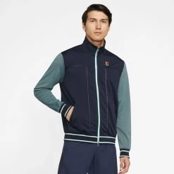 Nike Court Heritage Training Jacket Men - Blue, Grey -Tennis Serie Store 55924000 14