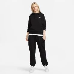 Nike Sportswear Club Flouncy MR Cargo Training Pants Women - Black, White 20 Nike Sportswear Club Flouncy MR Cargo Training Pants Women - Black, White -Tennis Serie Store 56167000 15