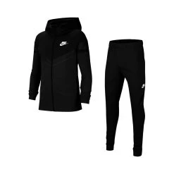 Nike Sportswear Tracksuit Boys - Black, White