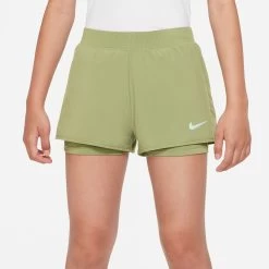 Nike Court Dri-Fit Victory Shorts Girls - Light Green -Tennis Serie Store 56305000 13