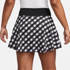 Nike Dri-Fit Club Regular Printed Skirt Women - Black, White -Tennis Serie Store 56639000 14