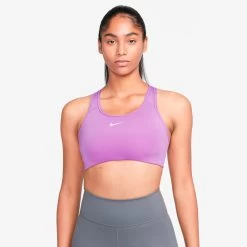 Nike Dri-Fit Swoosh Sports Bras Women - Lilac -Tennis Serie Store 56661000 13
