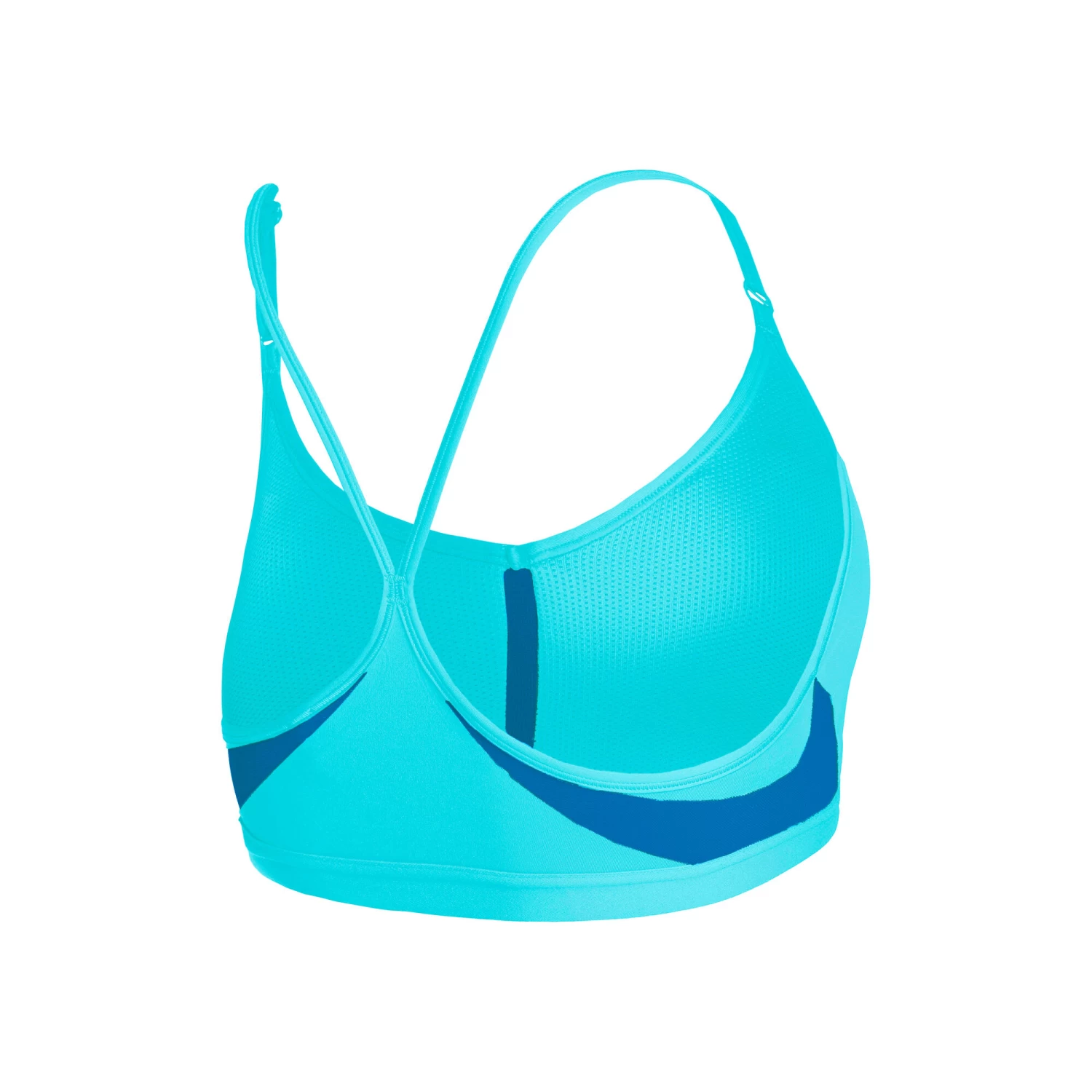 Nike Dri-Fit Indy V-Neck Sports Bras Women - Blue 4 Nike Dri-Fit Indy V-Neck Sports Bras Women - Blue - Image 2