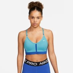 Nike Dri-Fit Indy V-Neck Sports Bras Women - Blue 14 Nike Dri-Fit Indy V-Neck Sports Bras Women - Blue -Tennis Serie Store 56663000 13