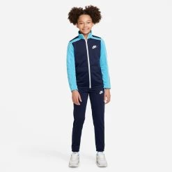 Nike Sportswear Futura Tracksuit Boys - Dark Blue, Turquoise -Tennis Serie Store 56803000 13
