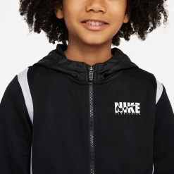 Nike New Sportswear Woven Ovly Tracksuit Boys - Black, White 17 Nike New Sportswear Woven Ovly Tracksuit Boys - Black, White -Tennis Serie Store 56807000 19
