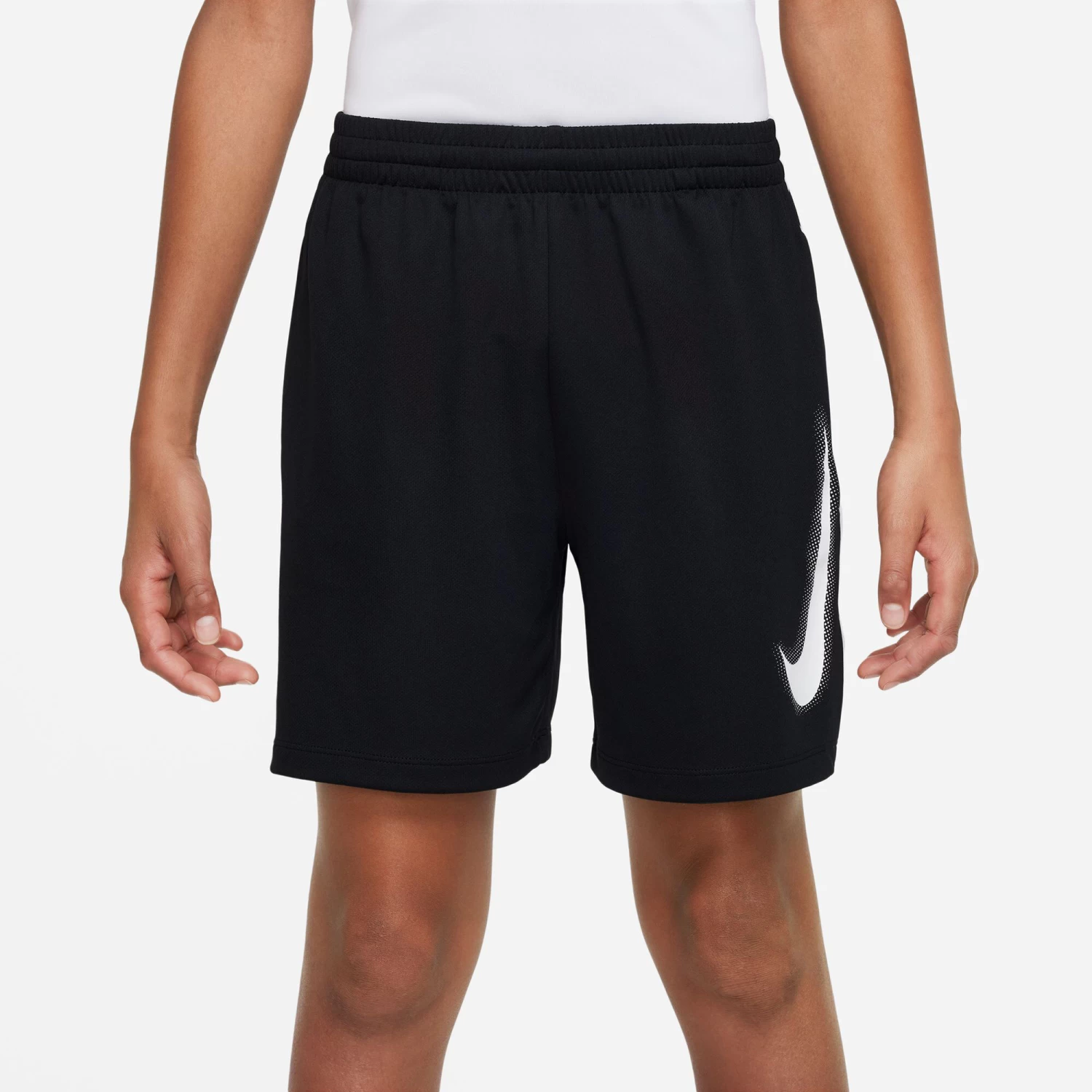 Nike Dri-Fit Graphic Shorts Boys - Black, White 7 Nike Dri-Fit Graphic Shorts Boys - Black, White - Image 5