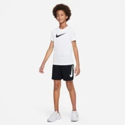 Nike Dri-Fit Graphic Shorts Boys - Black, White 21 Nike Dri-Fit Graphic Shorts Boys - Black, White -Tennis Serie Store 56814000 18