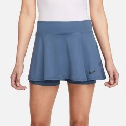 Nike Dri-Fit Court Flouncy Skirt Women - Blue 18 Nike Dri-Fit Court Flouncy Skirt Women - Blue -Tennis Serie Store 57033000 13