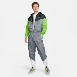 Nike Sportswear Heritage Essential Windrunner Training Jacket Men - Grey, Neon Green 19 Nike Sportswear Heritage Essential Windrunner Training Jacket Men - Grey, Neon Green -Tennis Serie Store 57104000 15