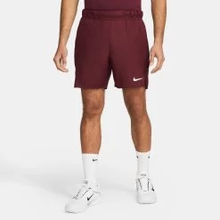 Nike Dri-Fit Court 7in Shorts Men - Dark Red -Tennis Serie Store 57116000 16